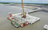 孟加拉巴瑞萨燃煤电沐鸣2代理注册站重件码头正式投用